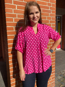 dot bluse