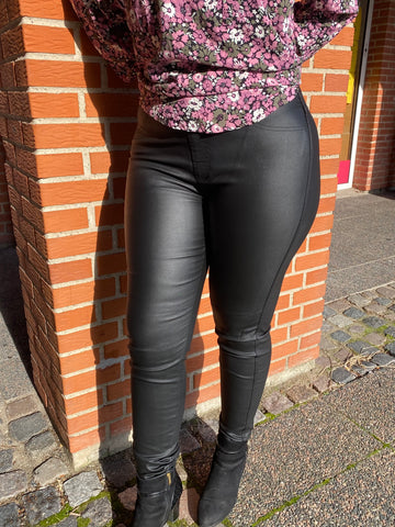 aleia coated leggings