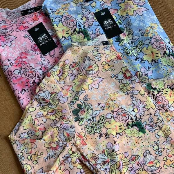 Mesh bluse flower(ch2159)